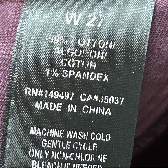 Joes jeans velvet ankle skinny pants - Picture 7 of 8